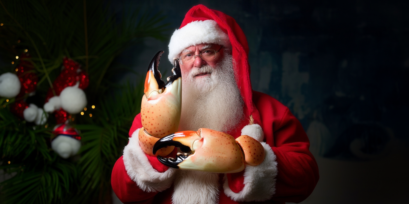 Christmas with Stone Crab