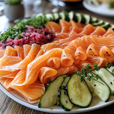 Long-Sliced Scottish Smoked Salmon