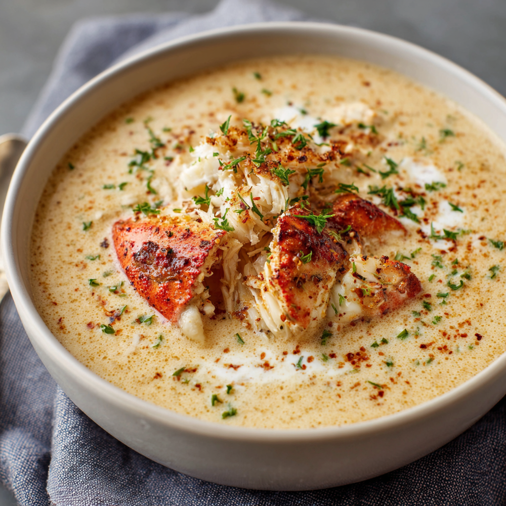 Golden Cream of Crab Soup