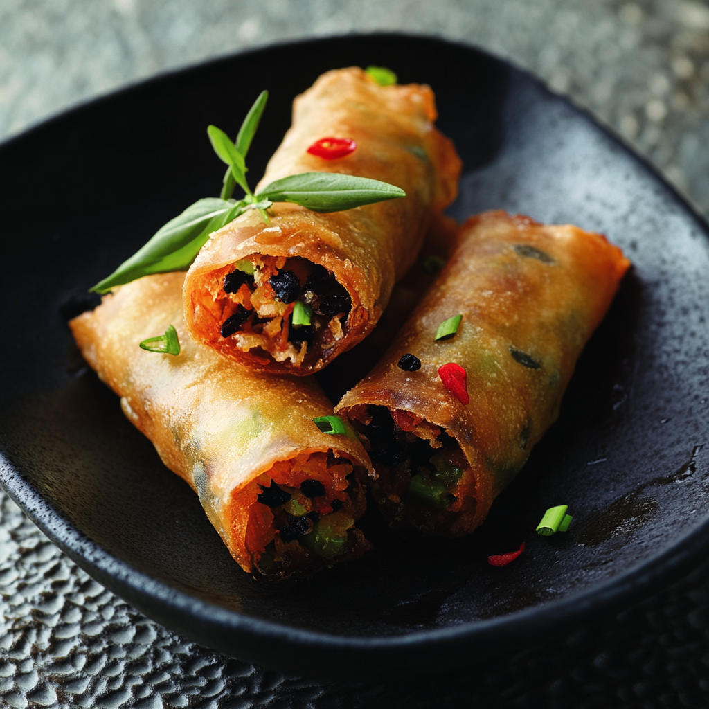 Crispy Shrimp Spring Rolls