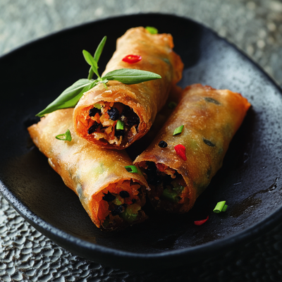 Crispy Shrimp Spring Rolls
