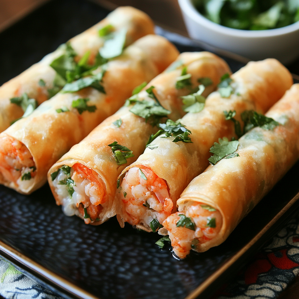Crispy Shrimp Spring Rolls