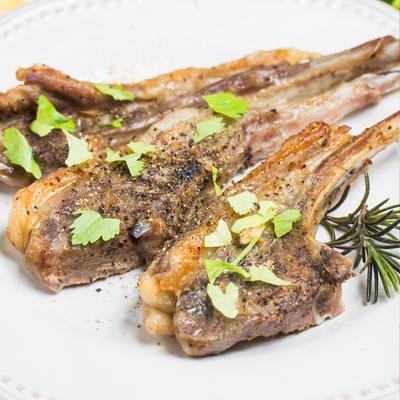 Colorado Lamb Rack – Frenched (Cap Off)