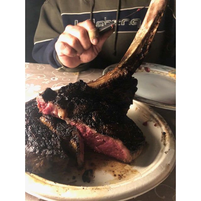 Australian Wagyu BMS 8-9 Tomahawk Steak – Stone Crab Club